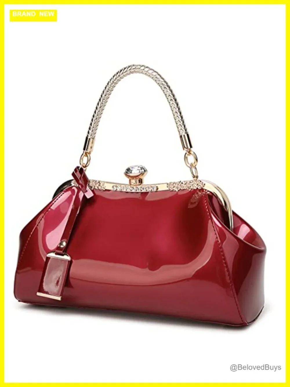 Faux Leather Top Handle Satchel Tote Crossbody Bag with Shoulder Strap